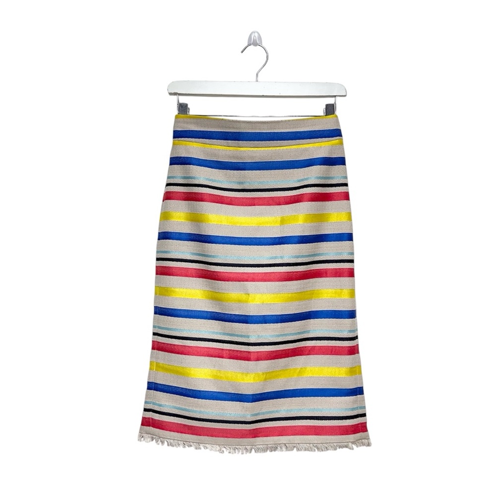 J Crew High Waisted Midi Skirt Size 0